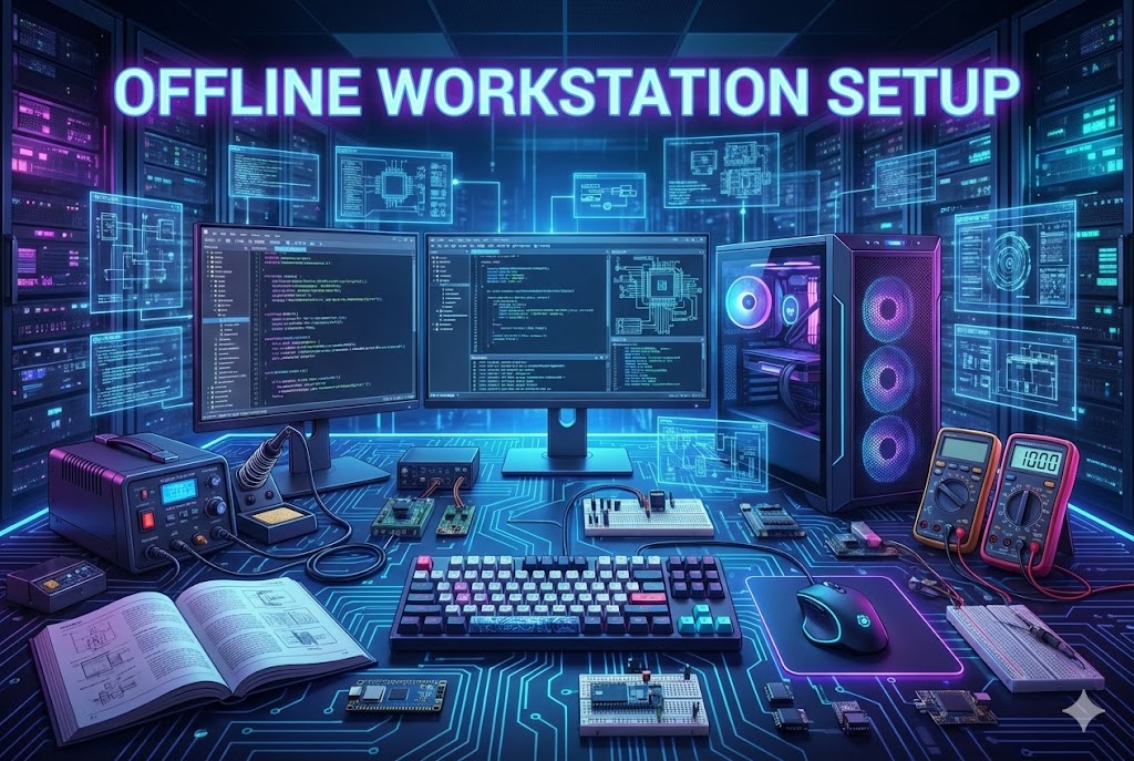 Offline laptop on Hyper-V: corp-only via Tailscale, browsing VM for Internet, WSL updates via proxy
